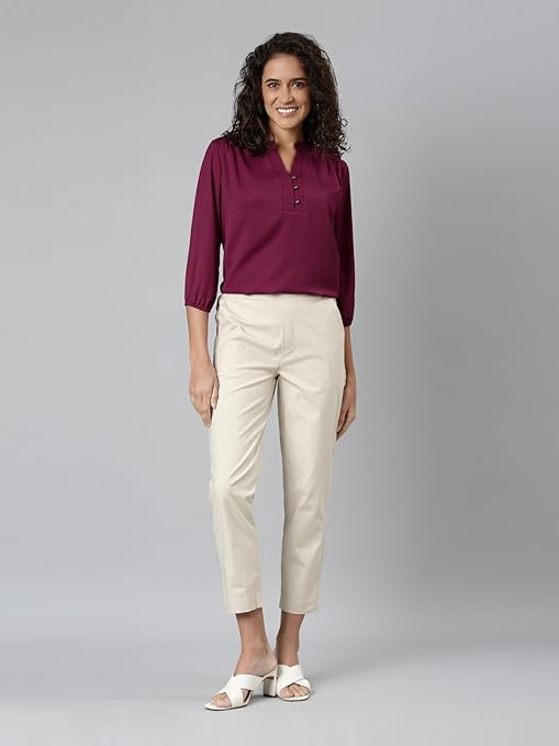 Buy GO COLORS Chinos trousers & Pants - Women | FASHIOLA INDIA